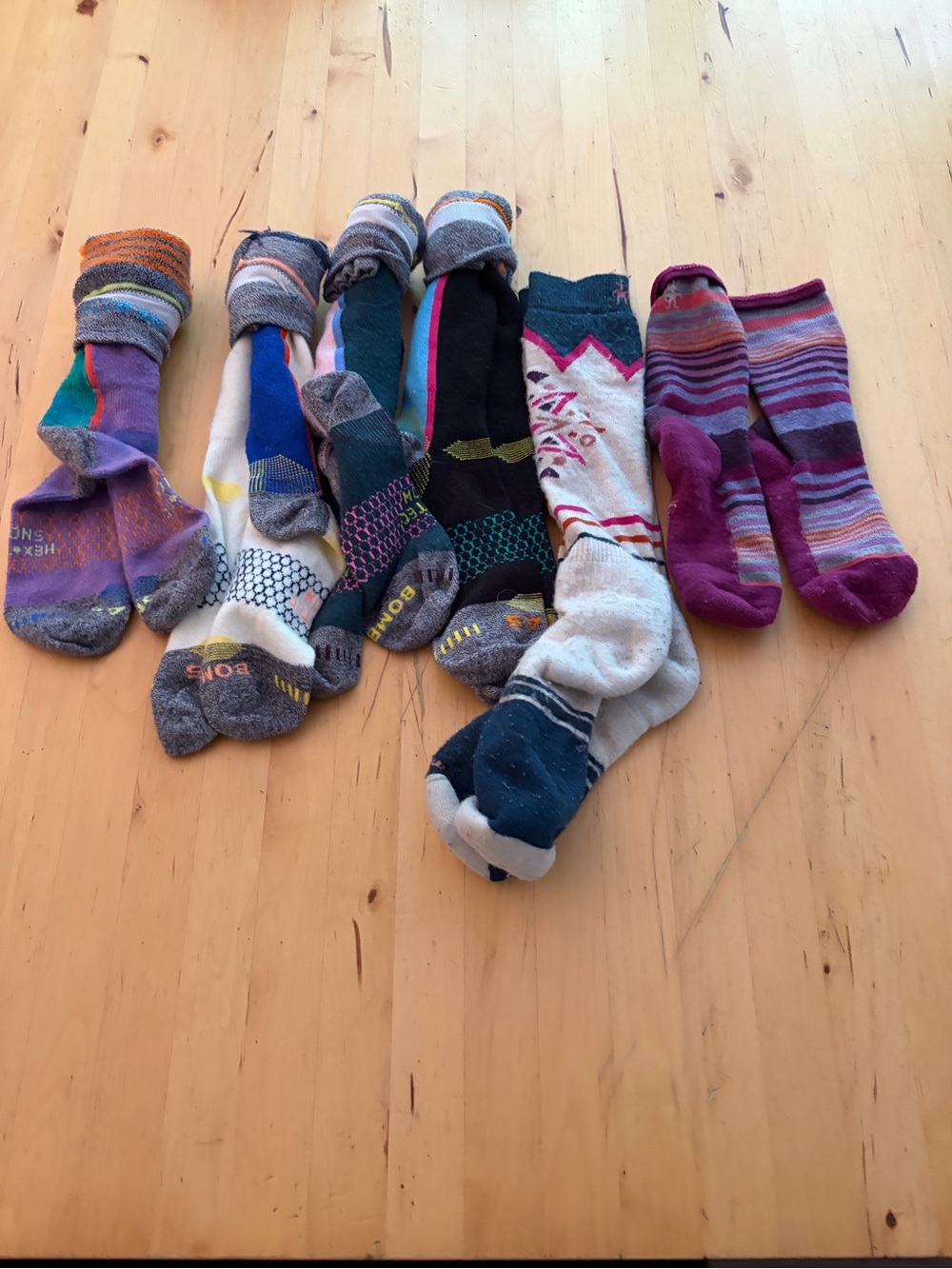 Assorted Colorful Women’s Premium  Crew Socks - Multi Color Pack